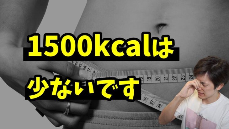 【ダイエット基礎】摂取カロリーの目安について。